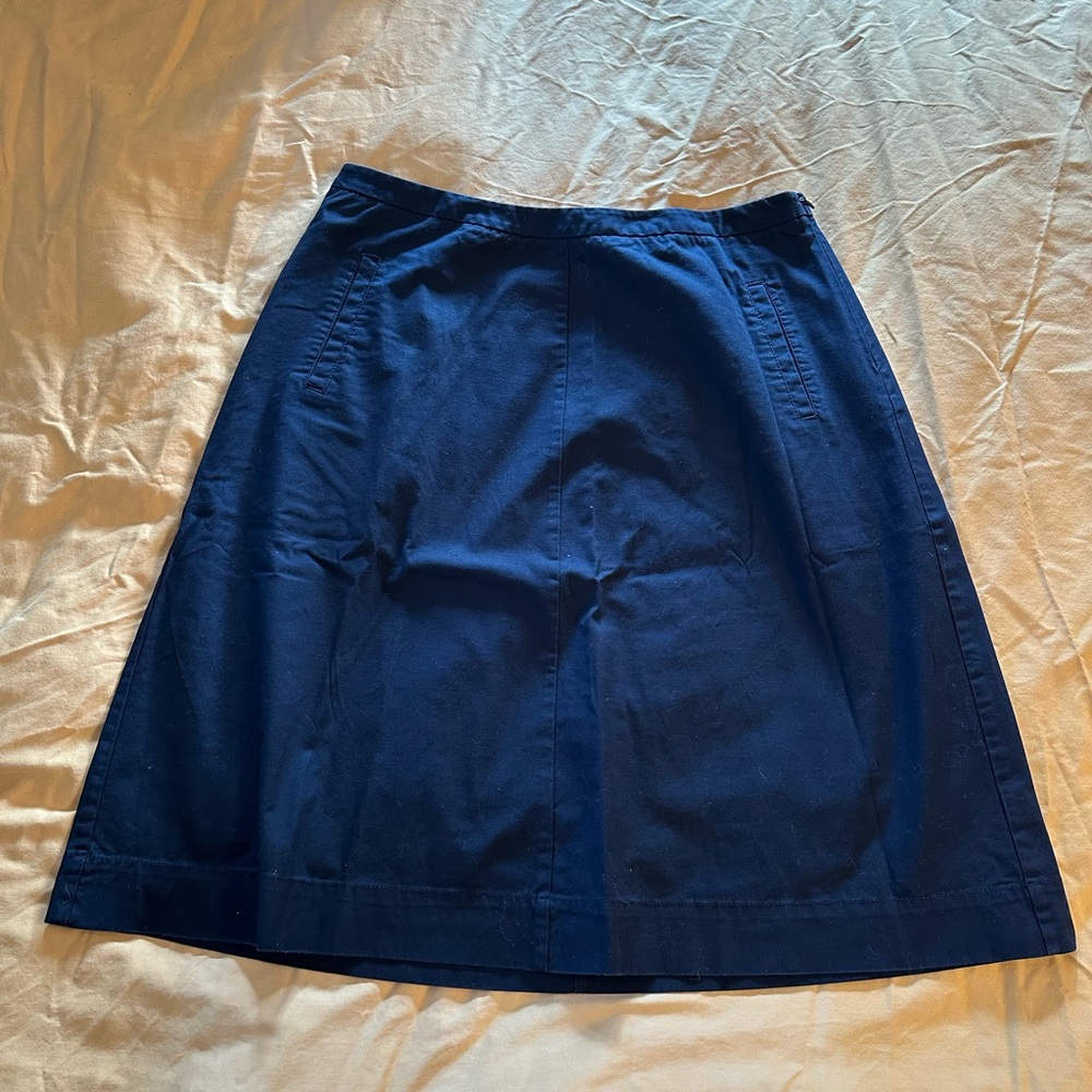 Boden A-line Classic Navy Blue Skirt